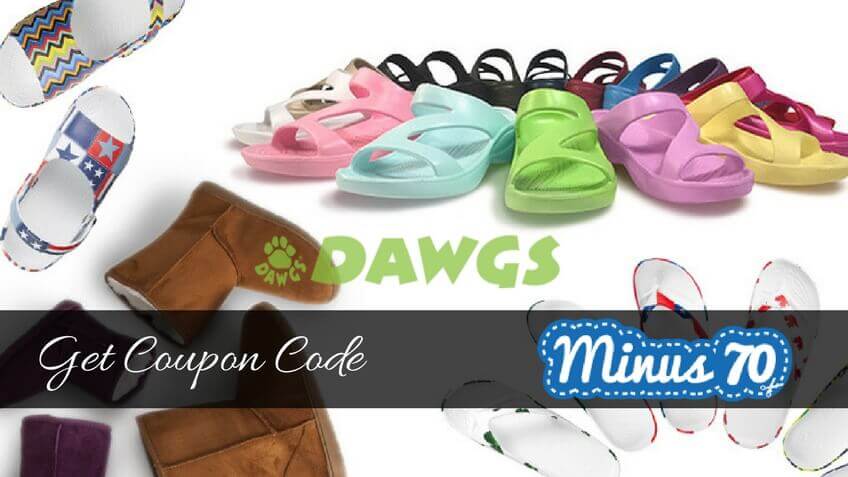 DAWGS US 70 OFF on Footwear coupon code